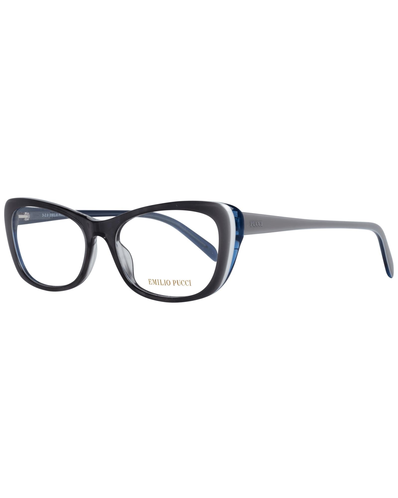 Emilio Pucci Full-Rim Butterfly Optical Frames with Branded Case Women Gray Gray