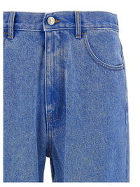Marni Men 'Bleached Coated' Jeans