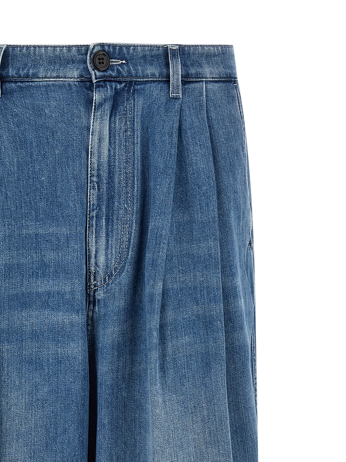 Marni Men Double Pleated Jeans