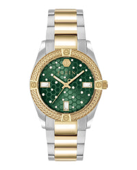 Philipp Plein Womens Two Tone 36mm Bracelet Fashion Watch