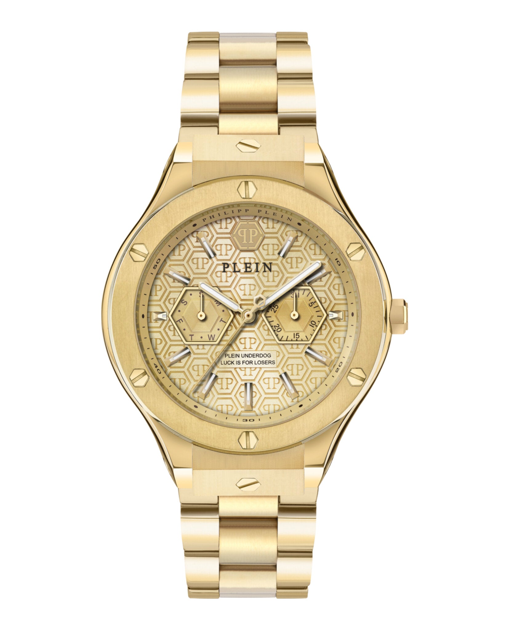 Philipp Plein Philipp Plein Mens  Gold 44mm Bracelet Fashion Watch