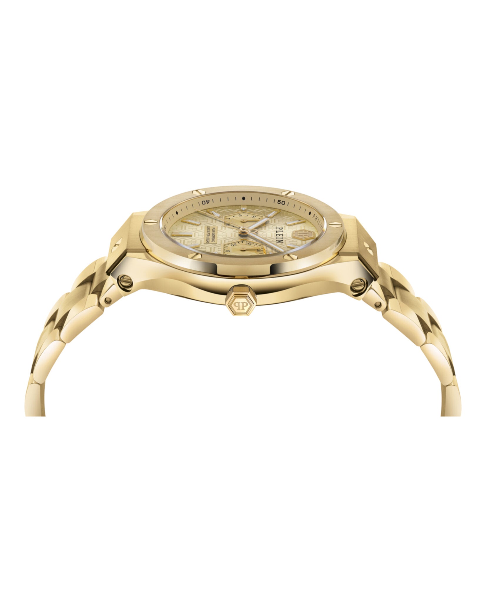 Philipp Plein Philipp Plein Mens  Gold 44mm Bracelet Fashion Watch