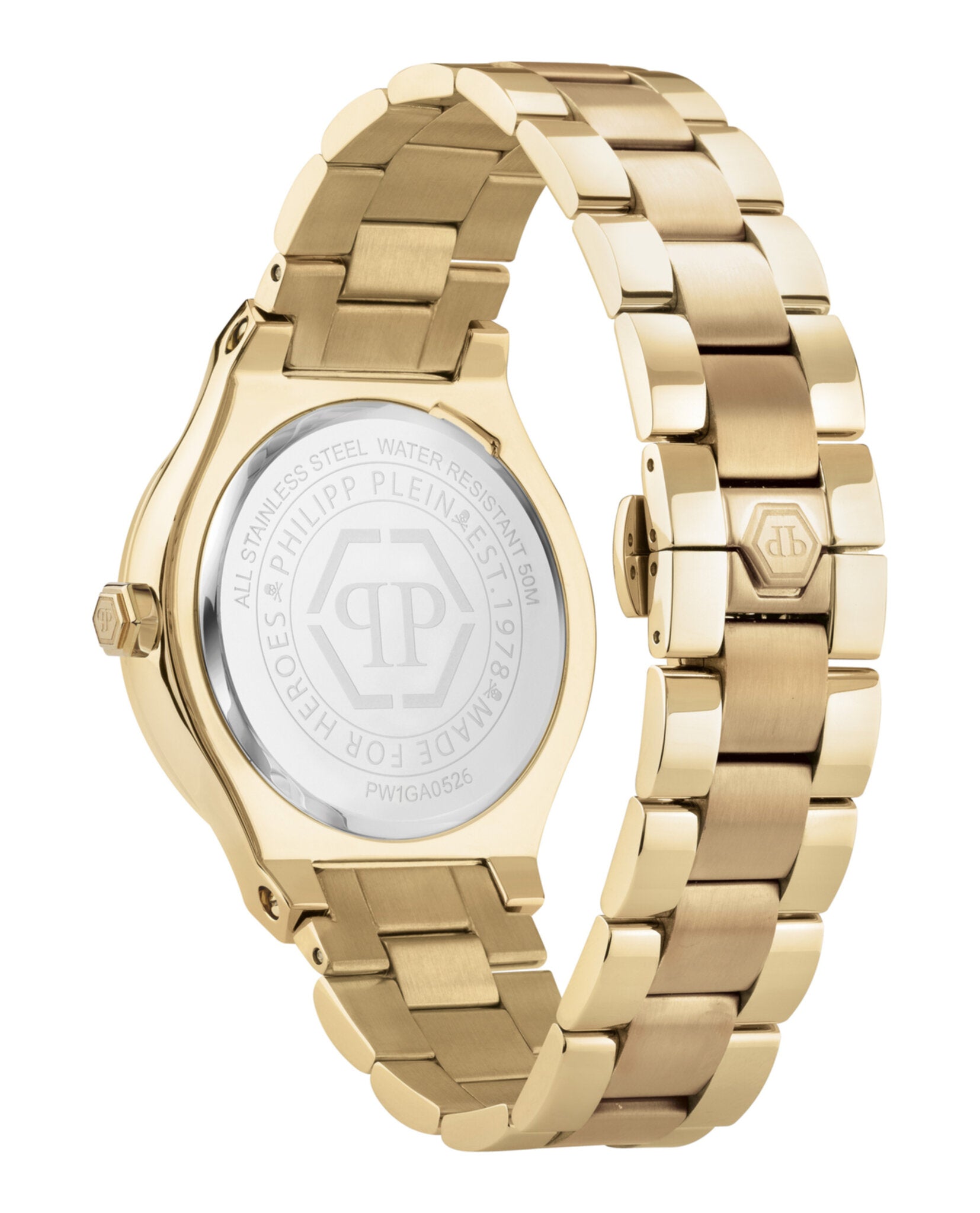 Philipp Plein Philipp Plein Mens  Gold 44mm Bracelet Fashion Watch