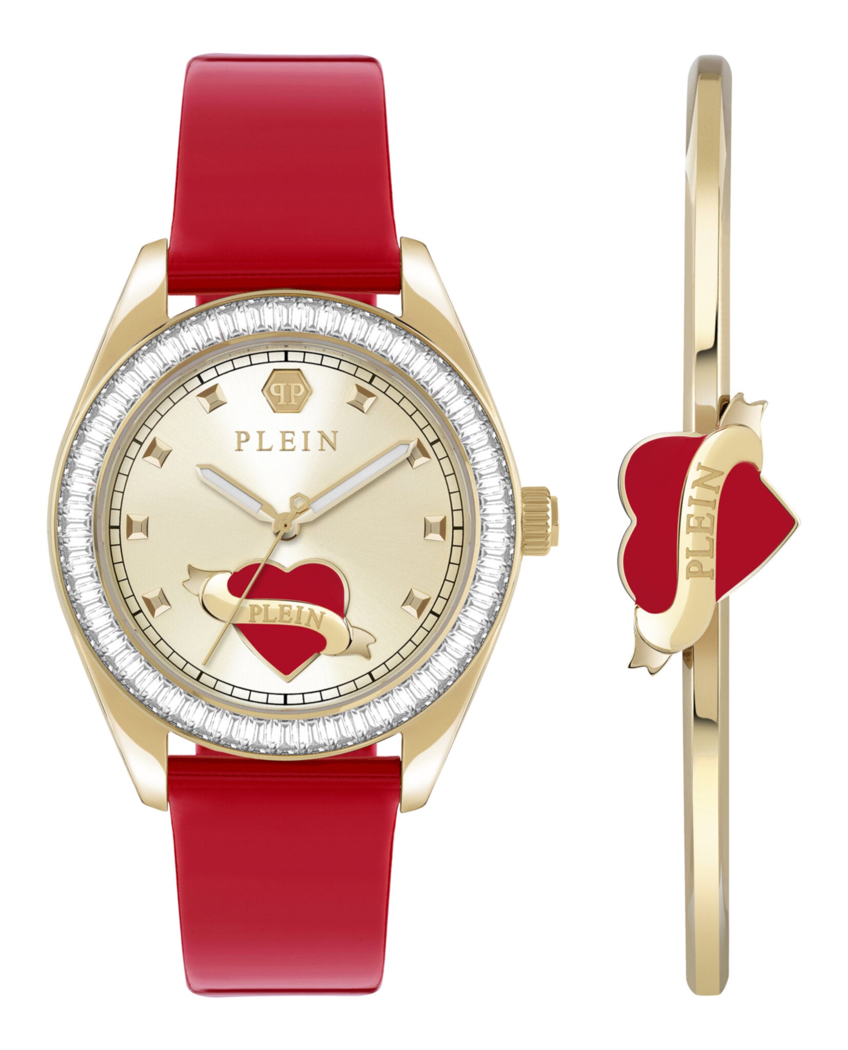 Philipp Plein Philipp Plein Womens  Gold 38mm Strap Fashion Watch