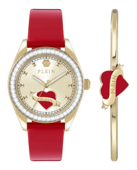 Philipp Plein Philipp Plein Womens  Gold 38mm Strap Fashion Watch