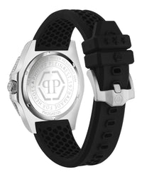 Philipp Plein Mens Stainless Steel 44mm Strap Fashion Watch