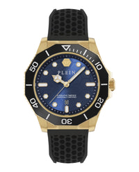 Philipp Plein Mens Gold 44mm Strap Fashion Watch
