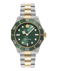 Philipp Plein Mens Two Tone 44mm Bracelet Fashion Watch