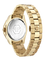 Philipp Plein Mens Gold 44mm Bracelet Fashion Watch
