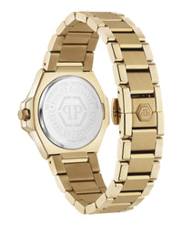 Philipp Plein Womens Gold 33mm Bracelet Fashion Watch