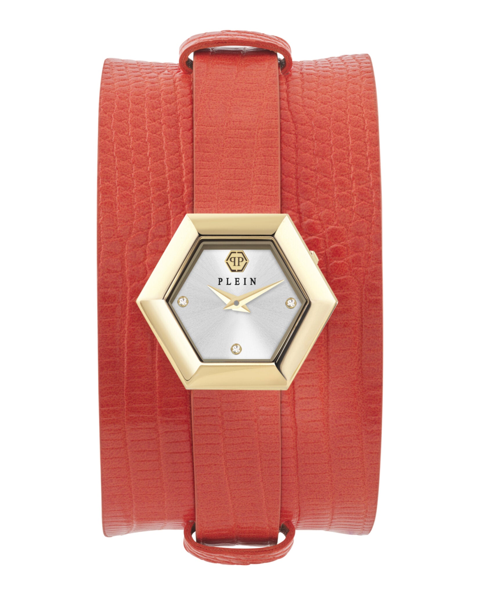 Philipp Plein Philipp Plein Womens  Gold 28mm Strap Fashion Watch