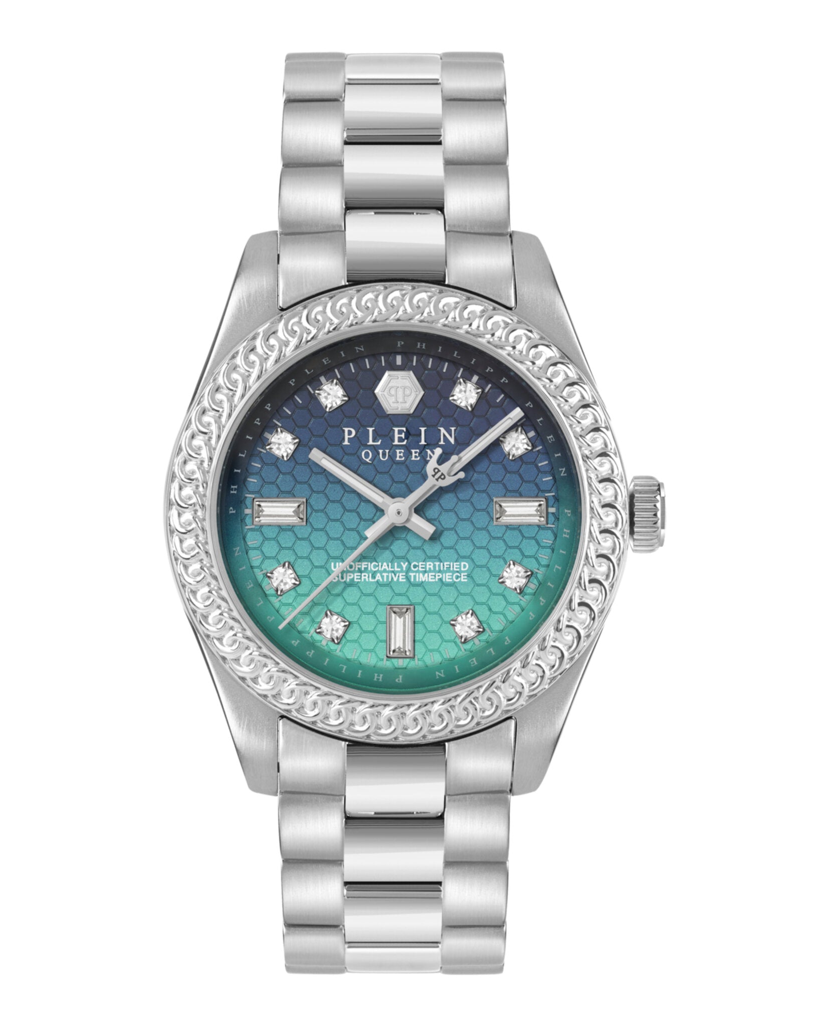 Philipp Plein Womens Stainless Steel 36mm Bracelet Fashion Watch
