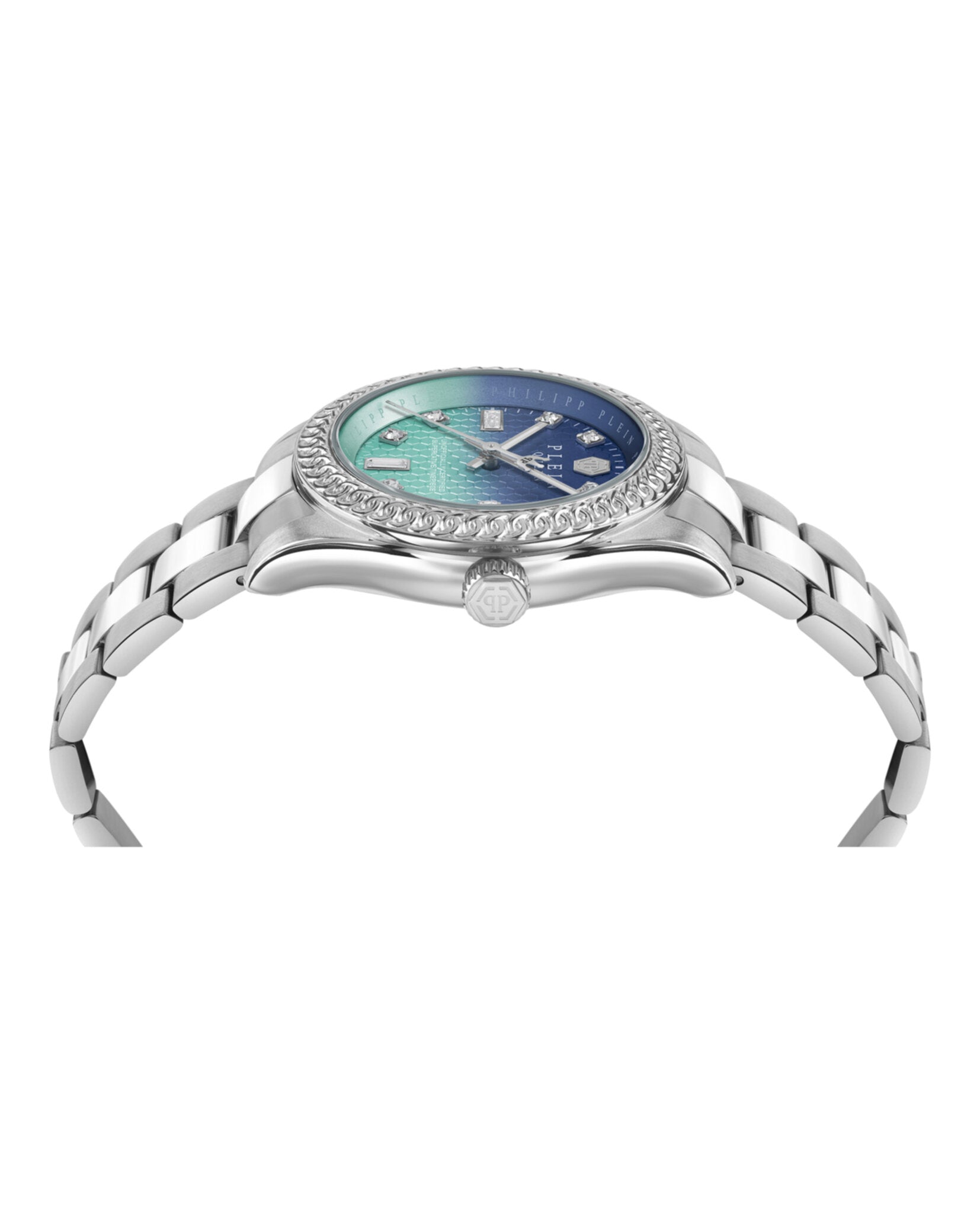 Philipp Plein Womens Stainless Steel 36mm Bracelet Fashion Watch