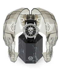 Philipp Plein Mens Stainless Steel 44mm Strap Fashion Watch