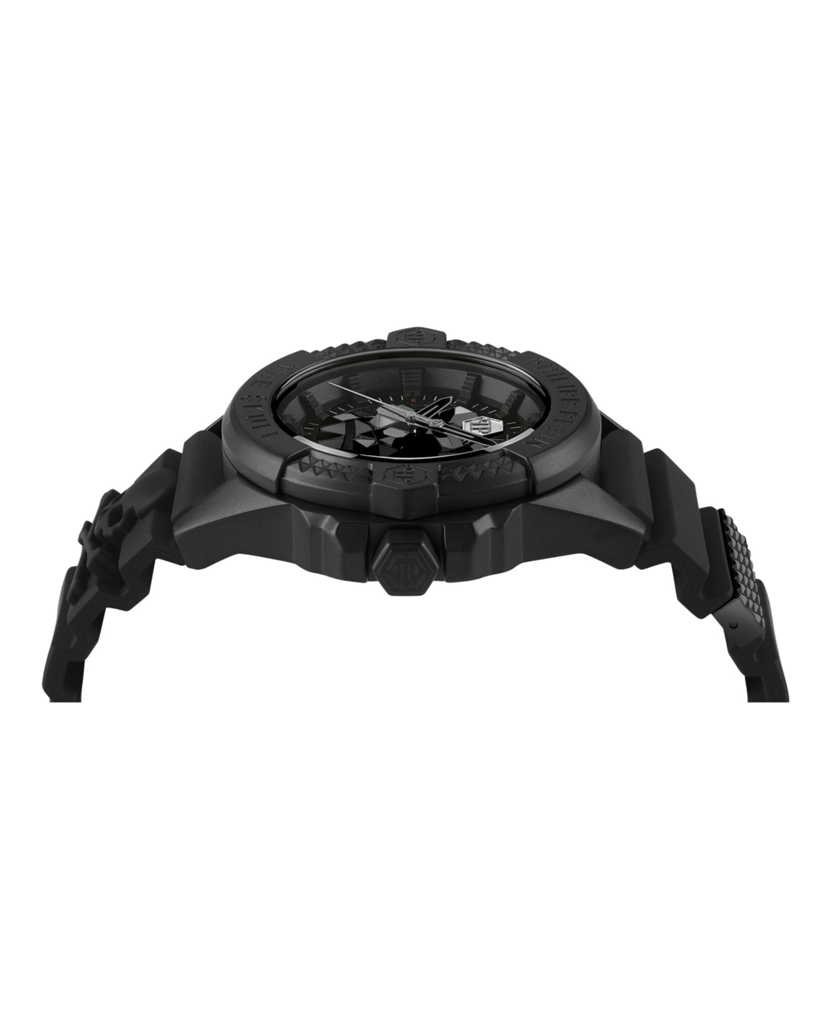 Philipp Plein Mens Black 44mm Strap Fashion Watch