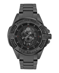 Philipp Plein Mens Black 44mm Bracelet Fashion Watch