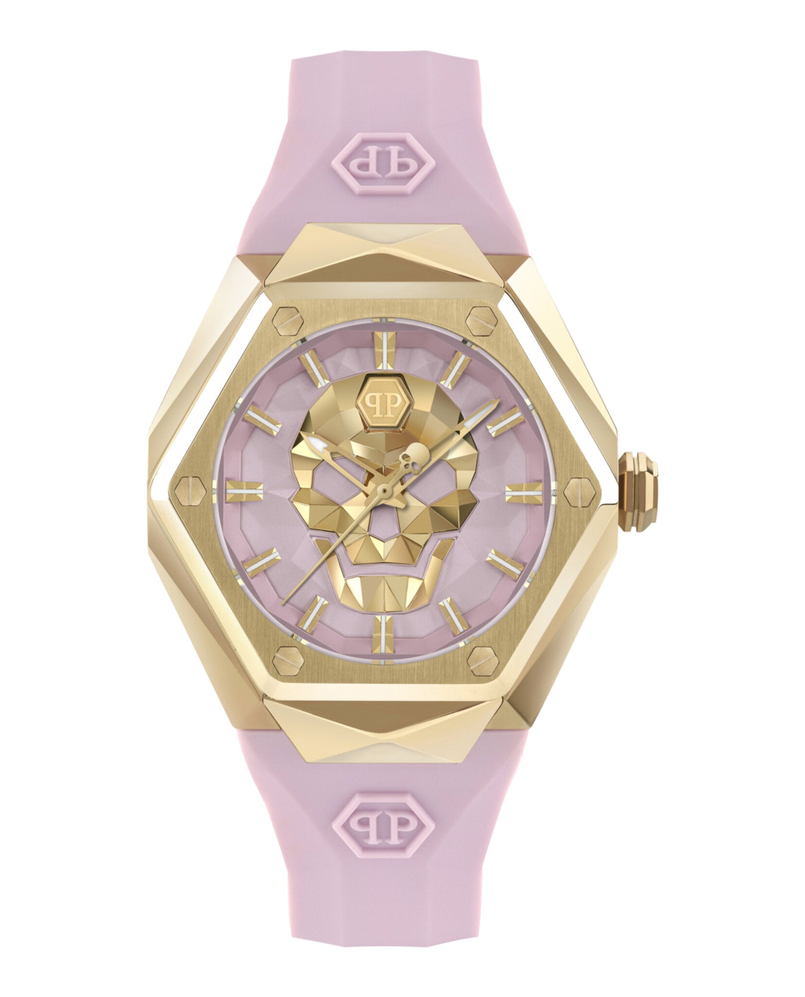 Philipp Plein Womens Gold 40mm Strap Fashion Watch