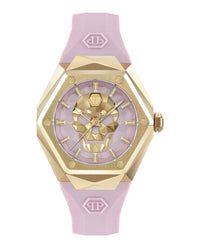Philipp Plein Womens Gold 40mm Strap Fashion Watch