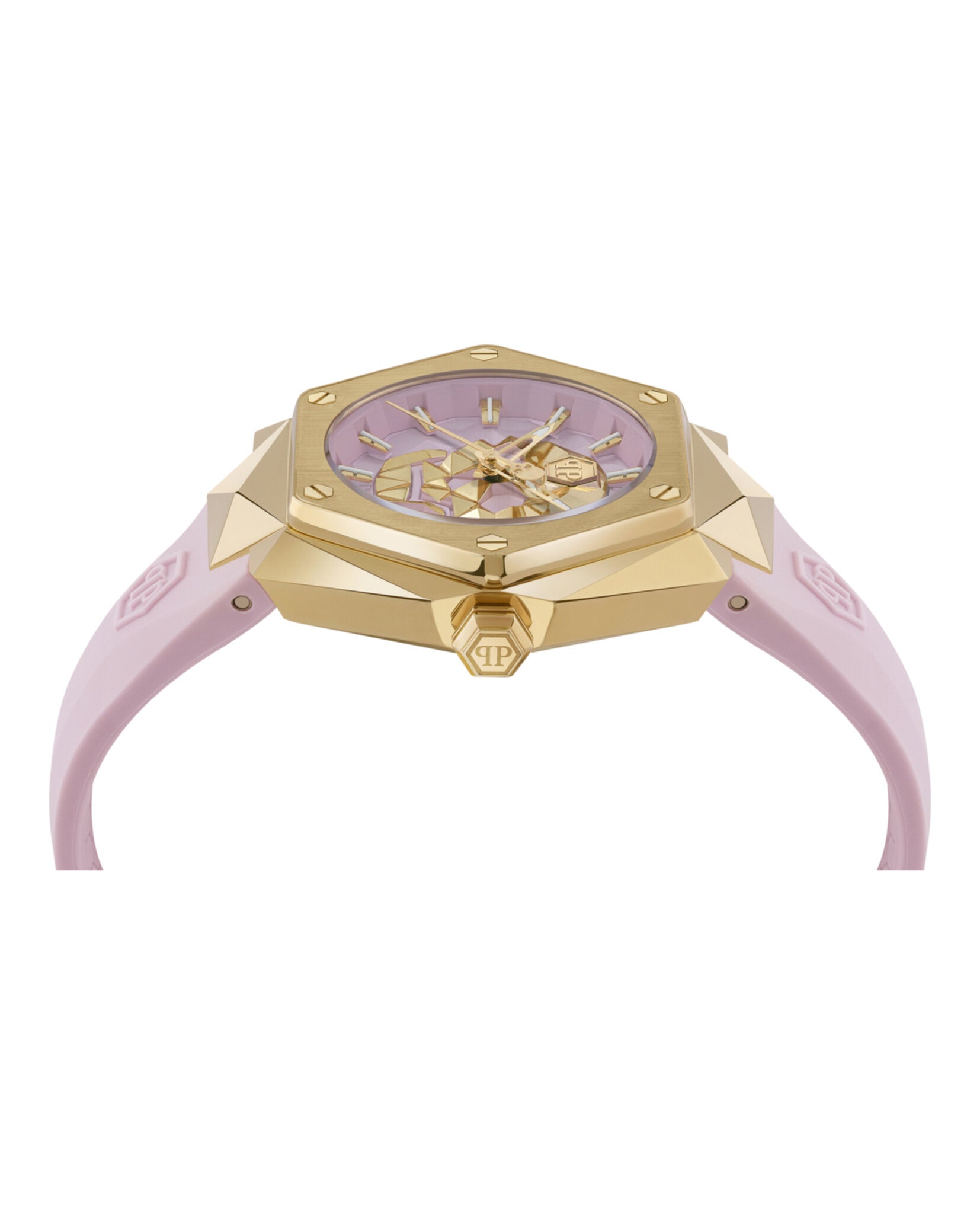Philipp Plein Womens Gold 40mm Strap Fashion Watch