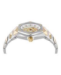 Philipp Plein Womens Two Tone 40mm Bracelet Fashion Watch