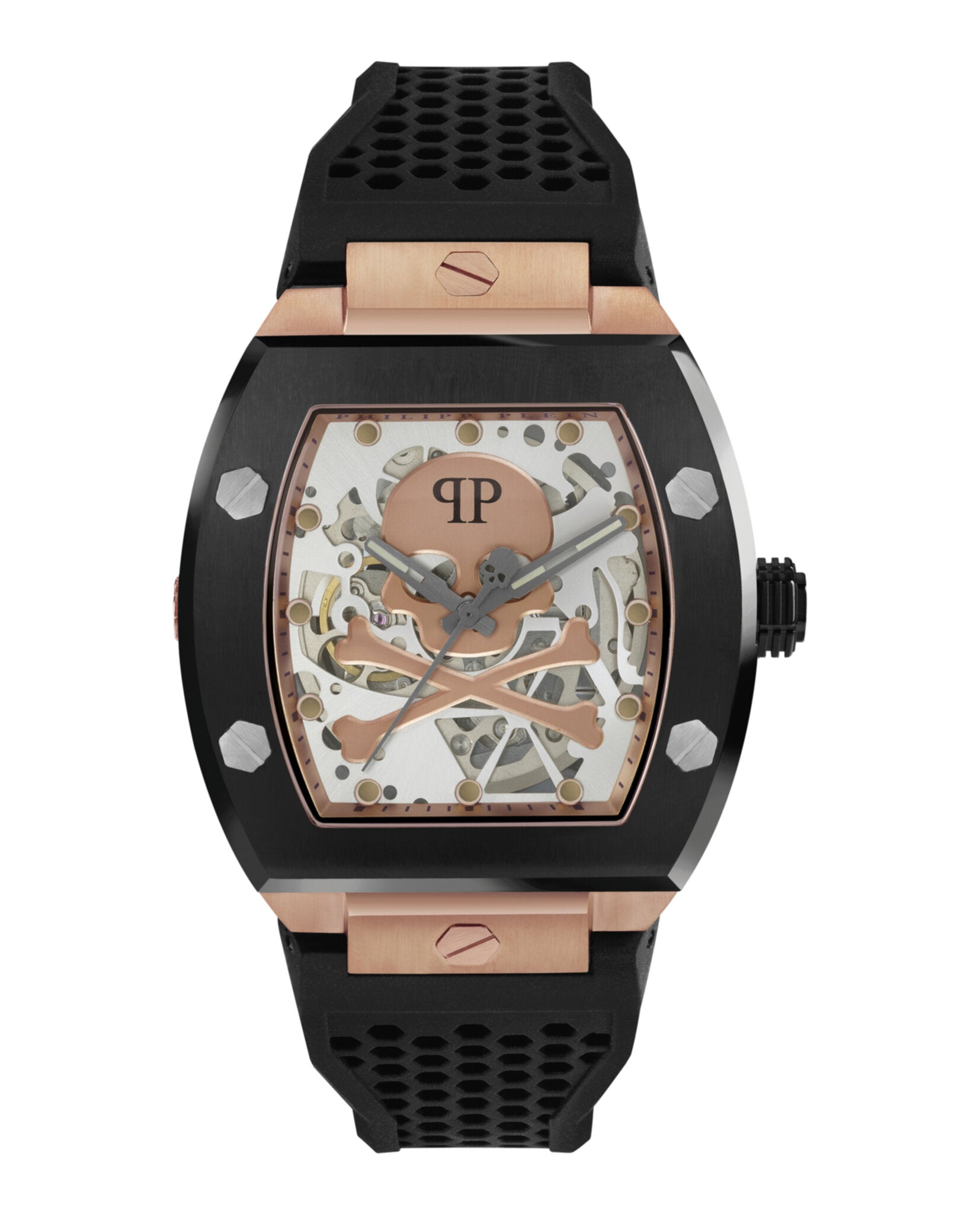 Philipp Plein Mens The $keleton 44mm Strap Fashion Watch