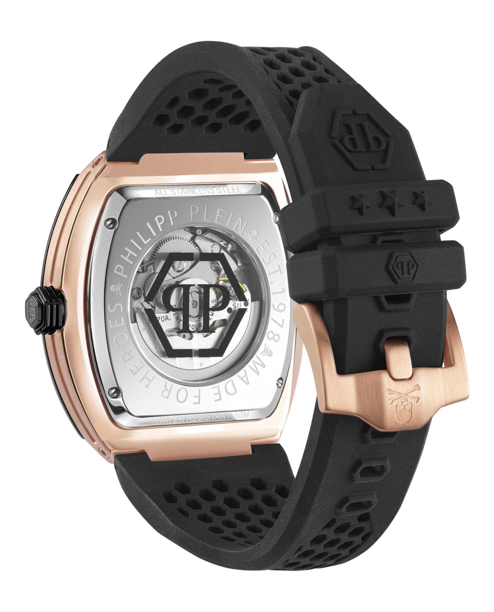 Philipp Plein Mens The $keleton 44mm Strap Fashion Watch