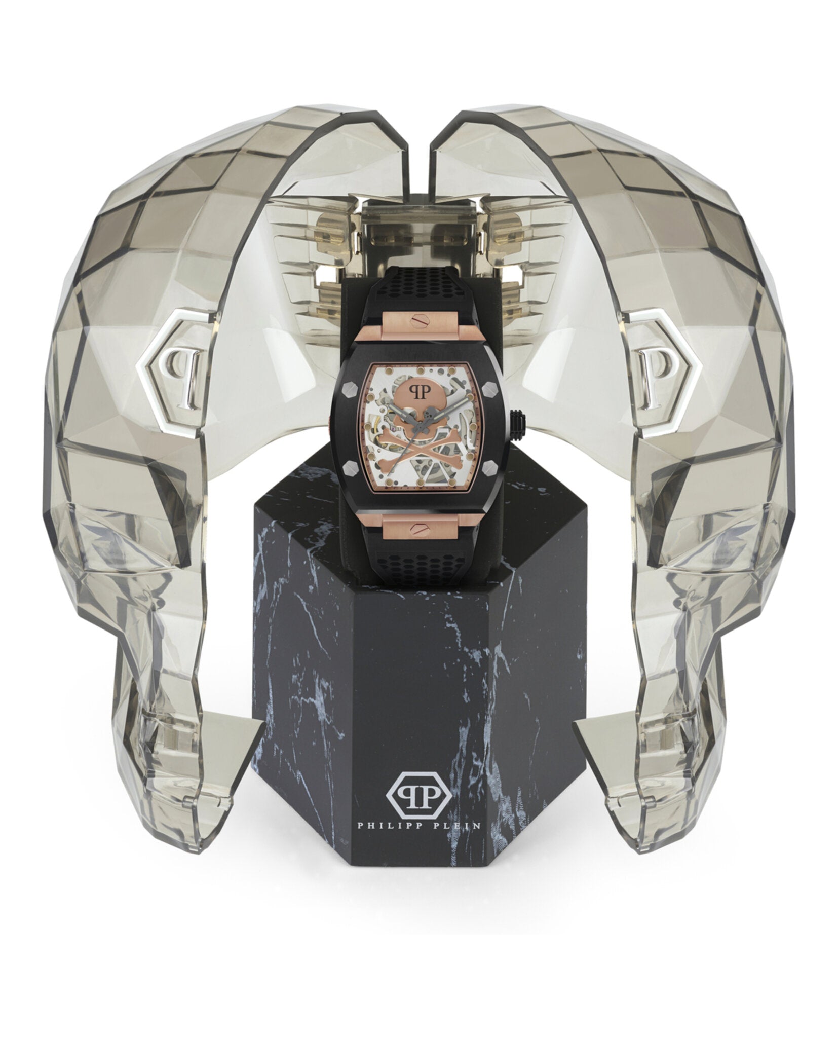 Philipp Plein Mens The $keleton 44mm Strap Fashion Watch