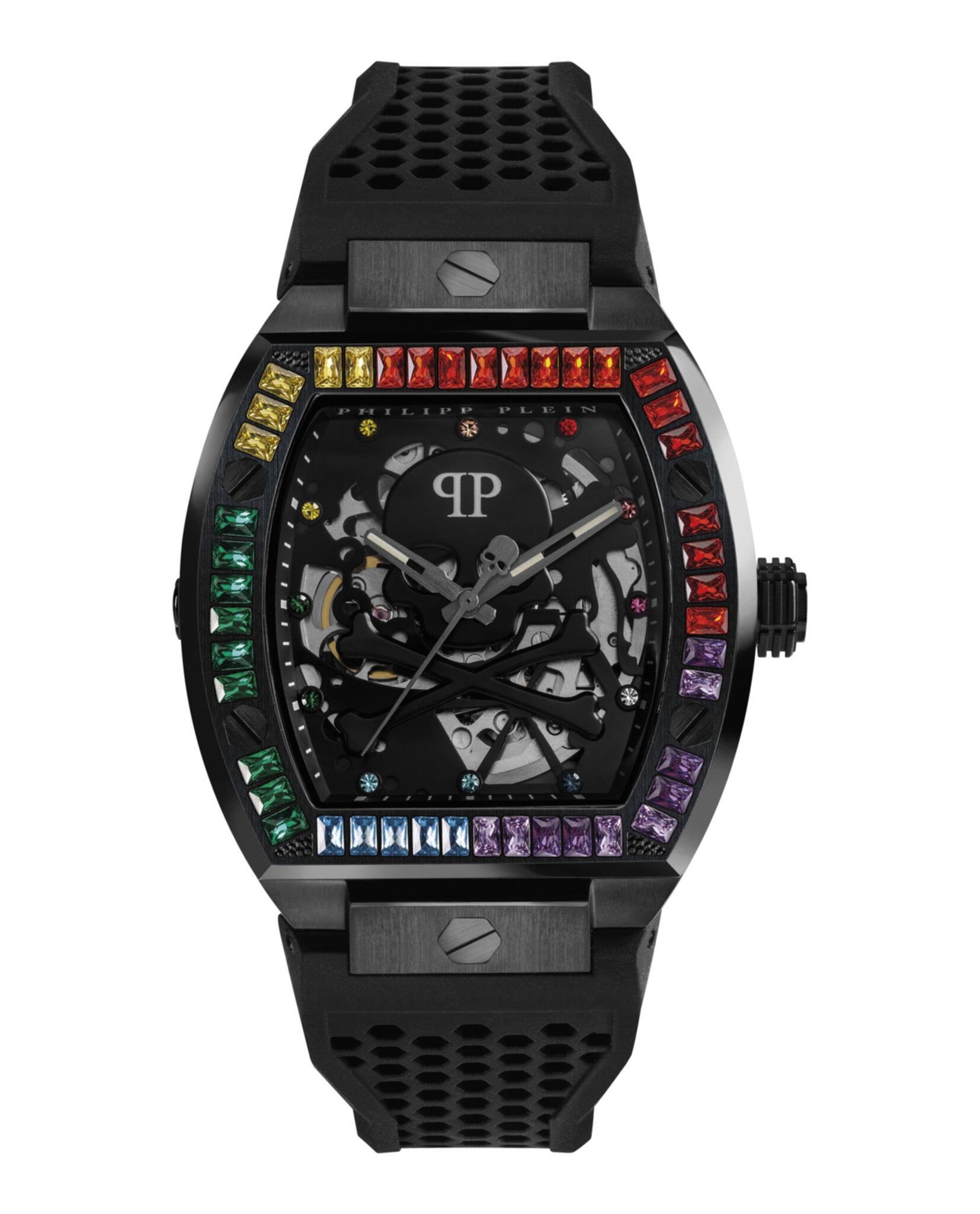 Philipp Plein Mens The $keleton 44mm Strap Fashion Watch