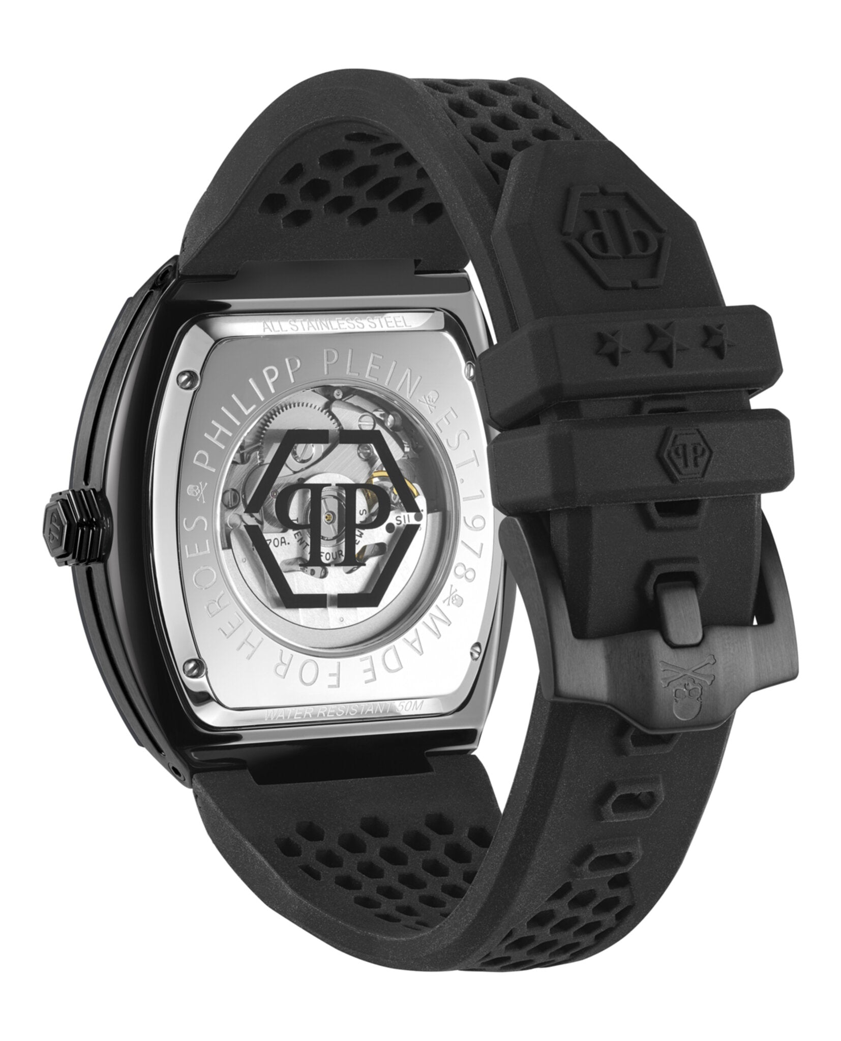 Philipp Plein Mens The $keleton 44mm Strap Fashion Watch