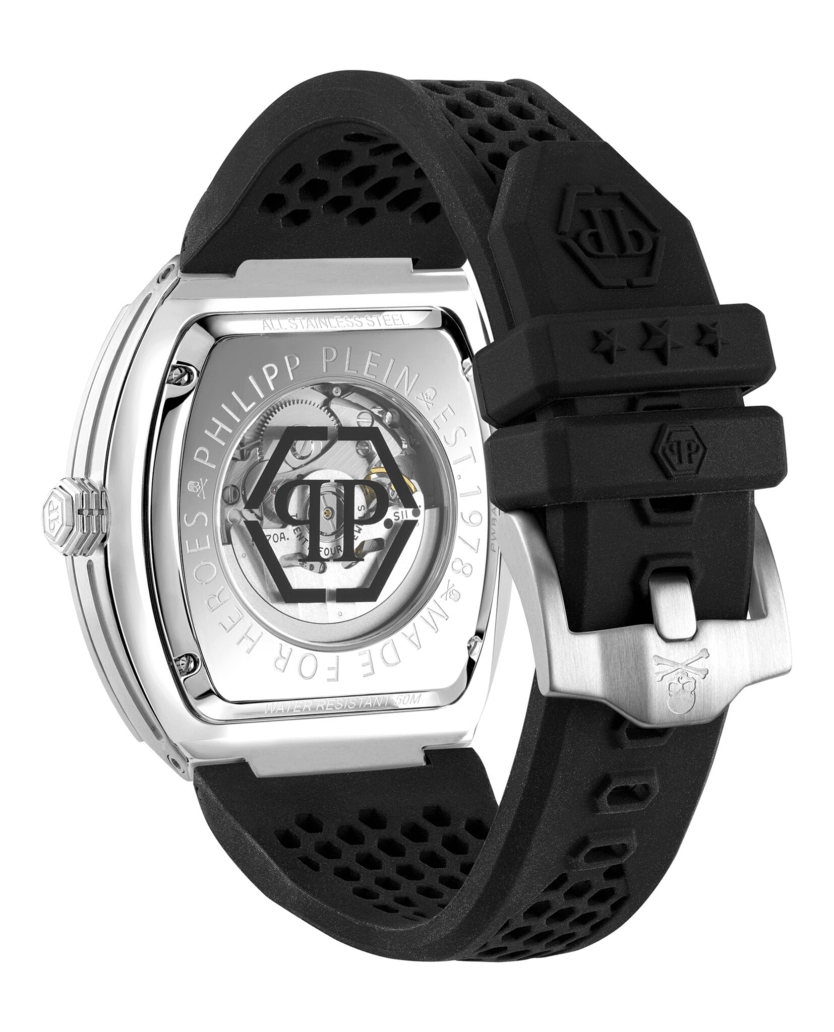 Philipp Plein Mens The $keleton 44mm Strap Fashion Watch