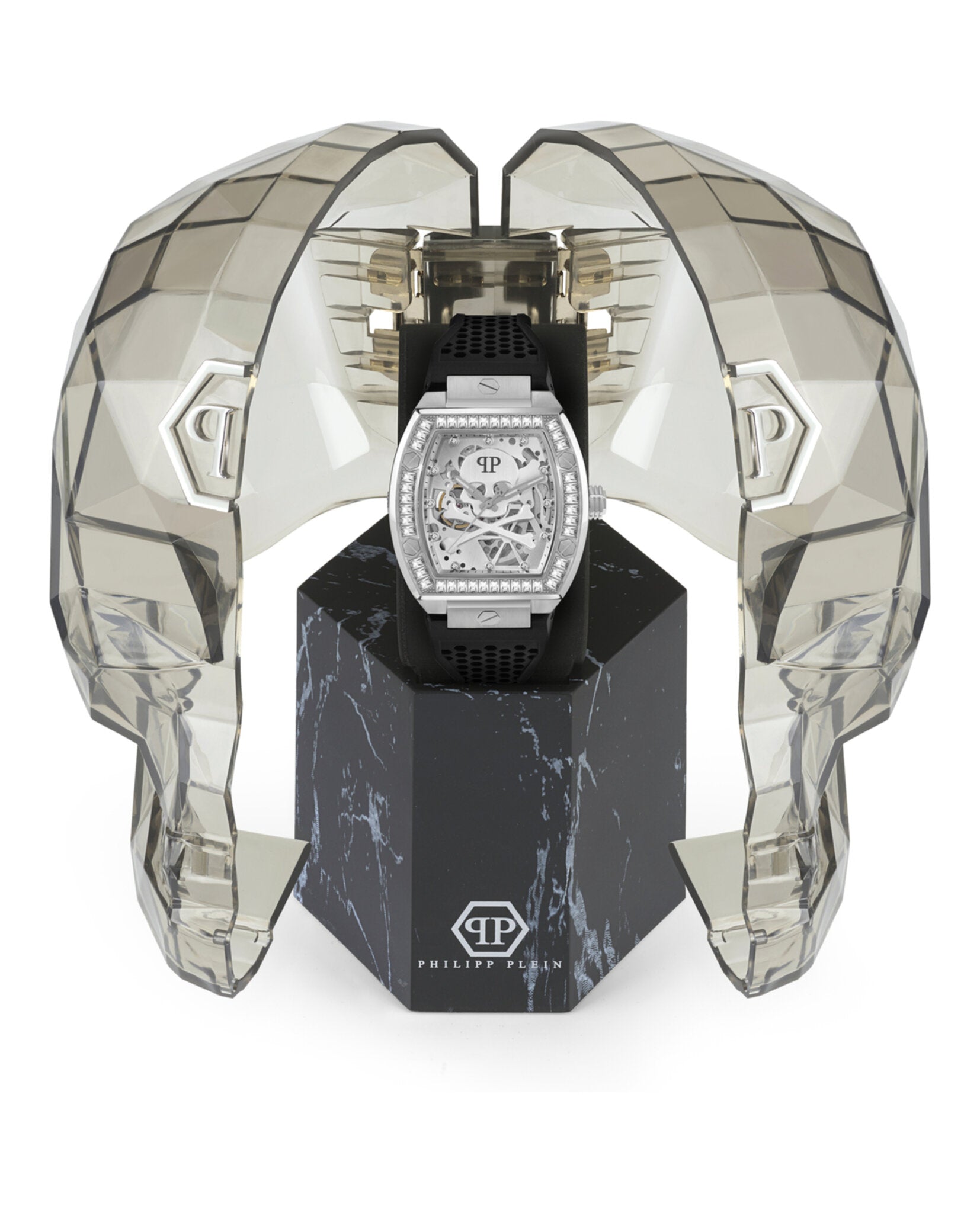 Philipp Plein Mens The $keleton 44mm Strap Fashion Watch