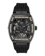 Philipp Plein Mens The $keleton Black 44mm Strap Fashion Watch