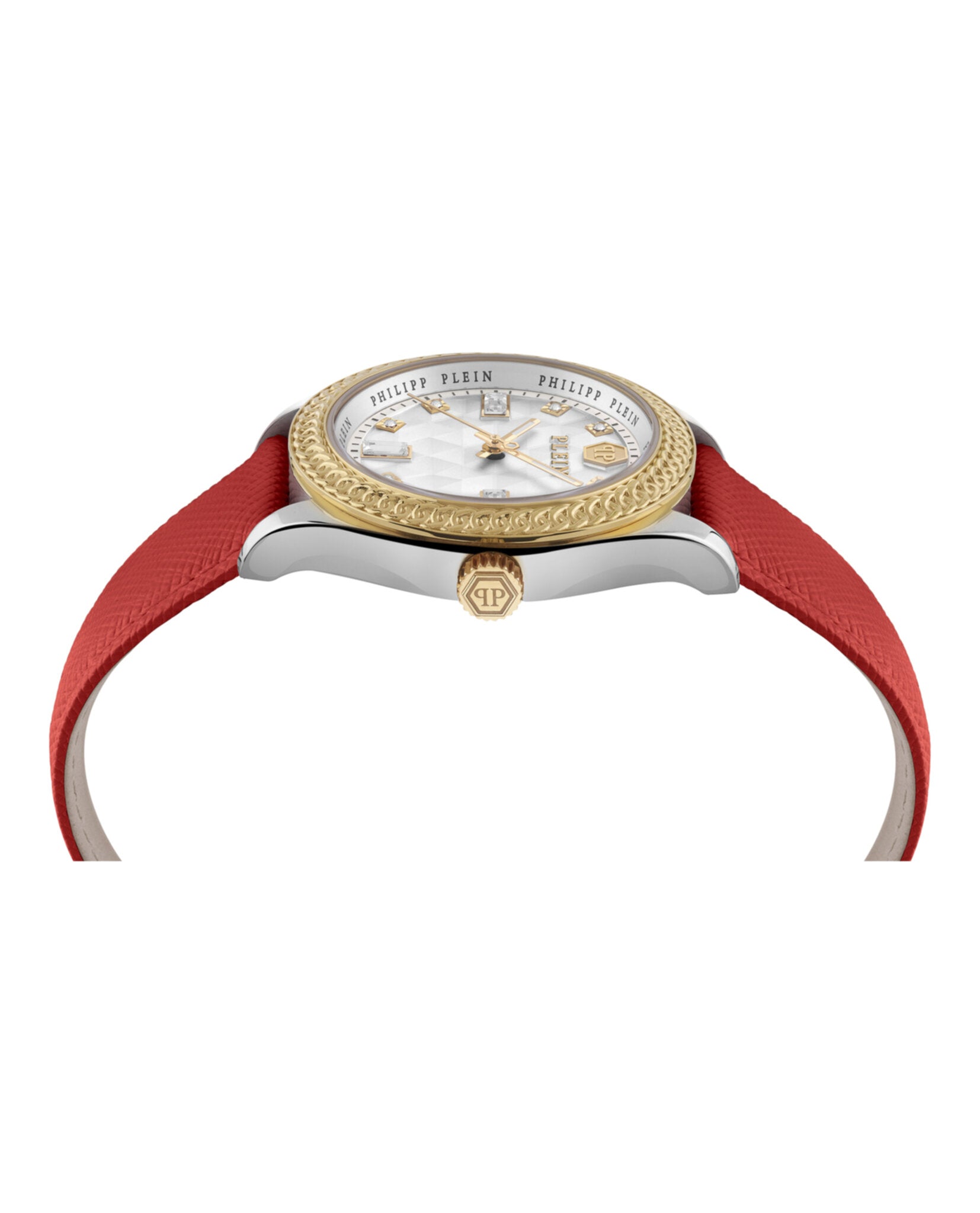 Philipp Plein Womens Two Tone 38mm Strap Fashion Watch