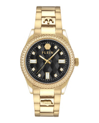 Philipp Plein Womens Gold 38mm Bracelet Fashion Watch