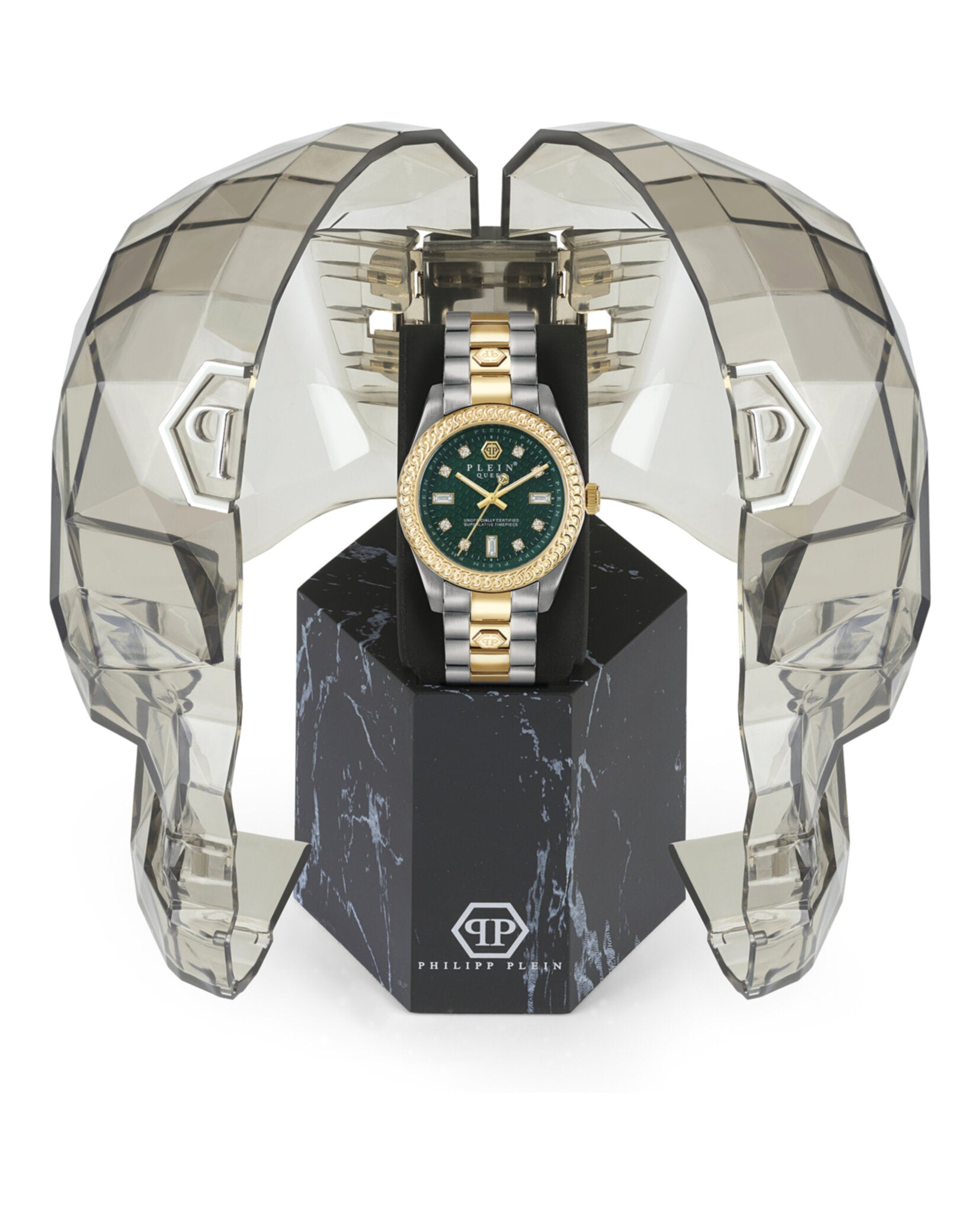 Philipp Plein Womens Queen 36mm Bracelet Fashion Watch