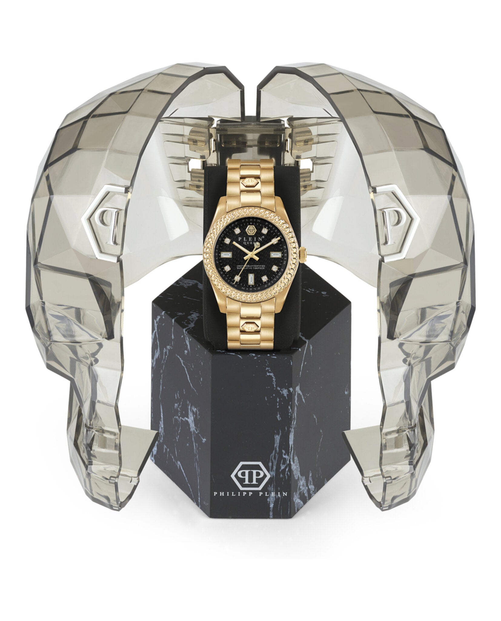 Philipp Plein Womens Queen 36mm Bracelet Fashion Watch