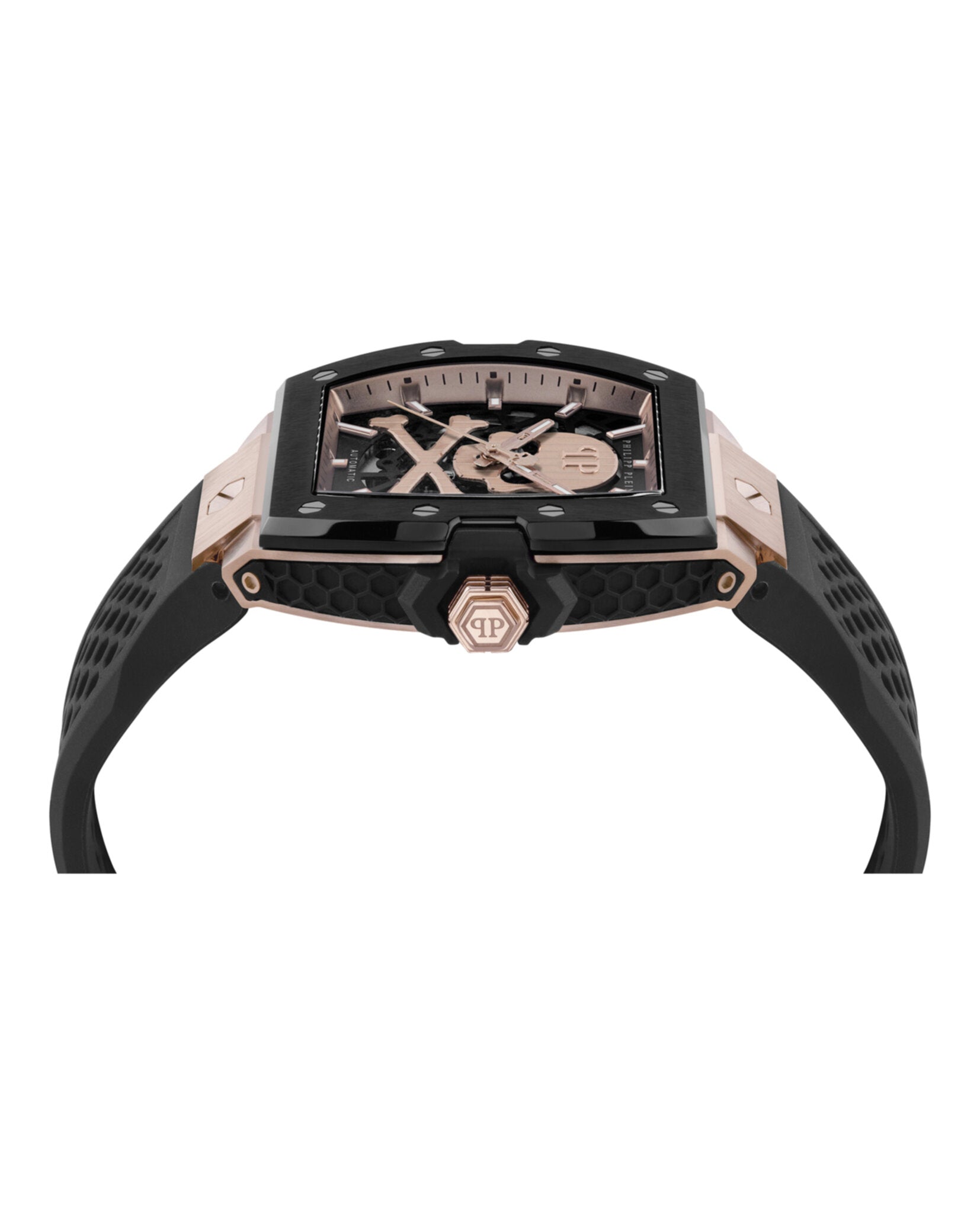 Philipp Plein Mens  Two Tone 44mm Strap Fashion Watch