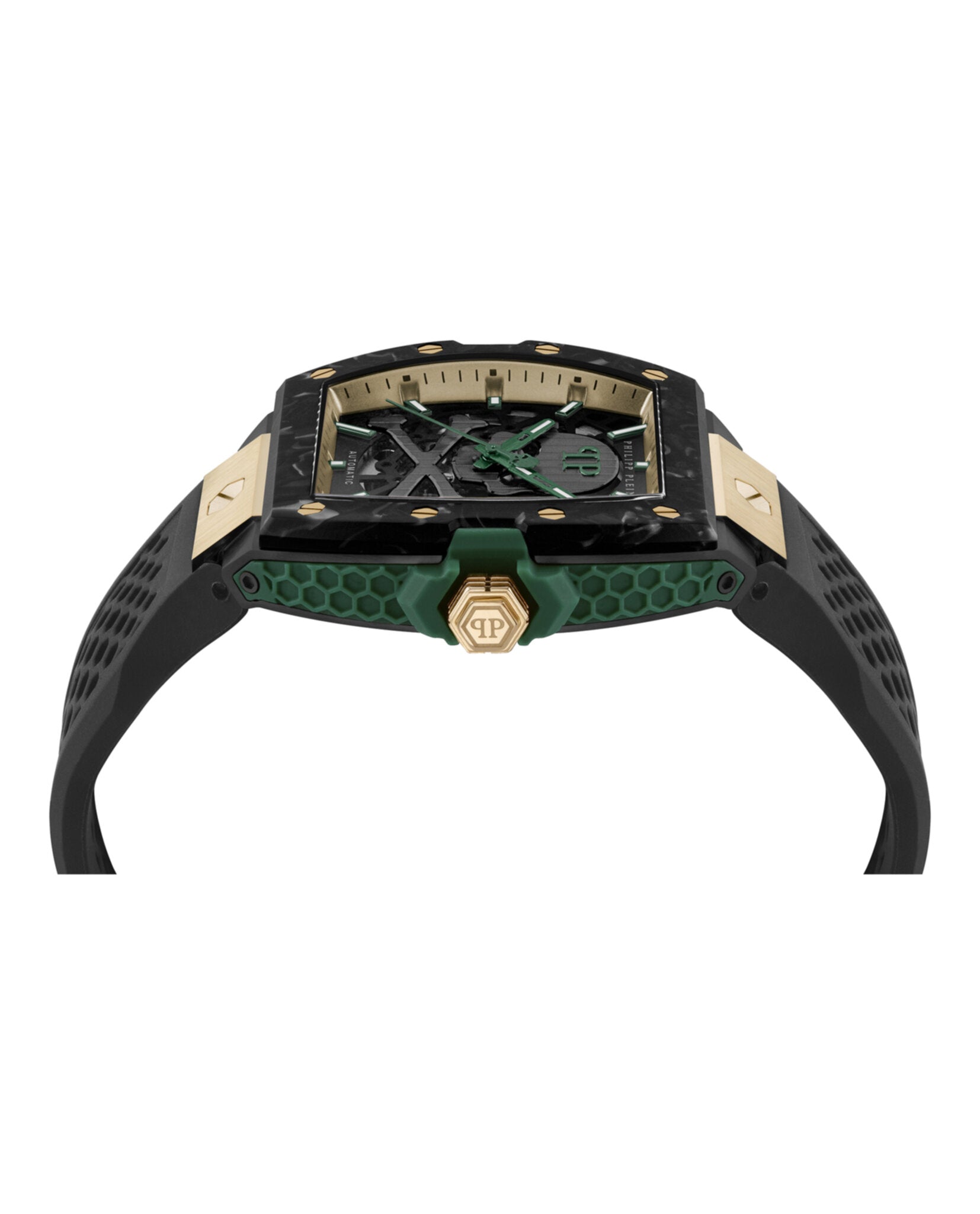 Philipp Plein Mens  Two Tone 44mm Strap Fashion Watch