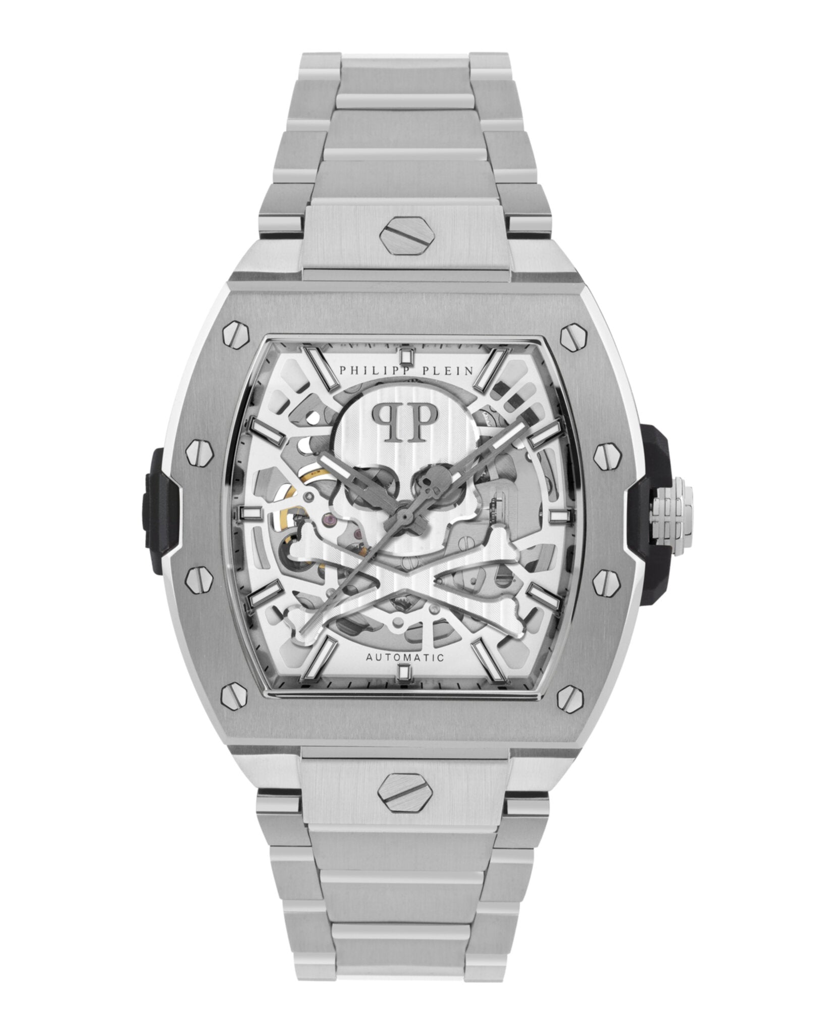 Philipp Plein Mens Stainless Steel 44mm Bracelet Fashion Watch