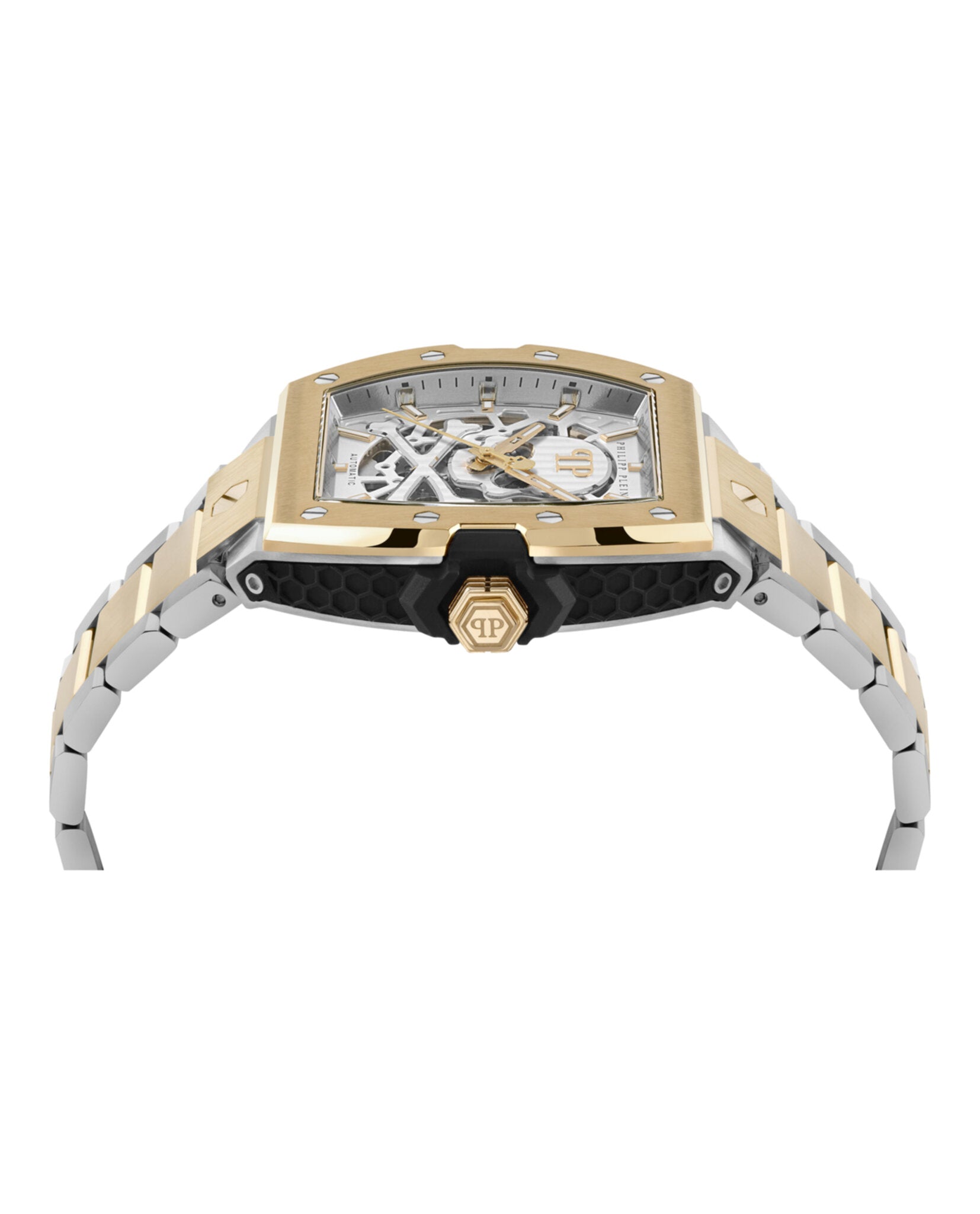 Philipp Plein Mens Two Tone 44mm Bracelet Fashion Watch