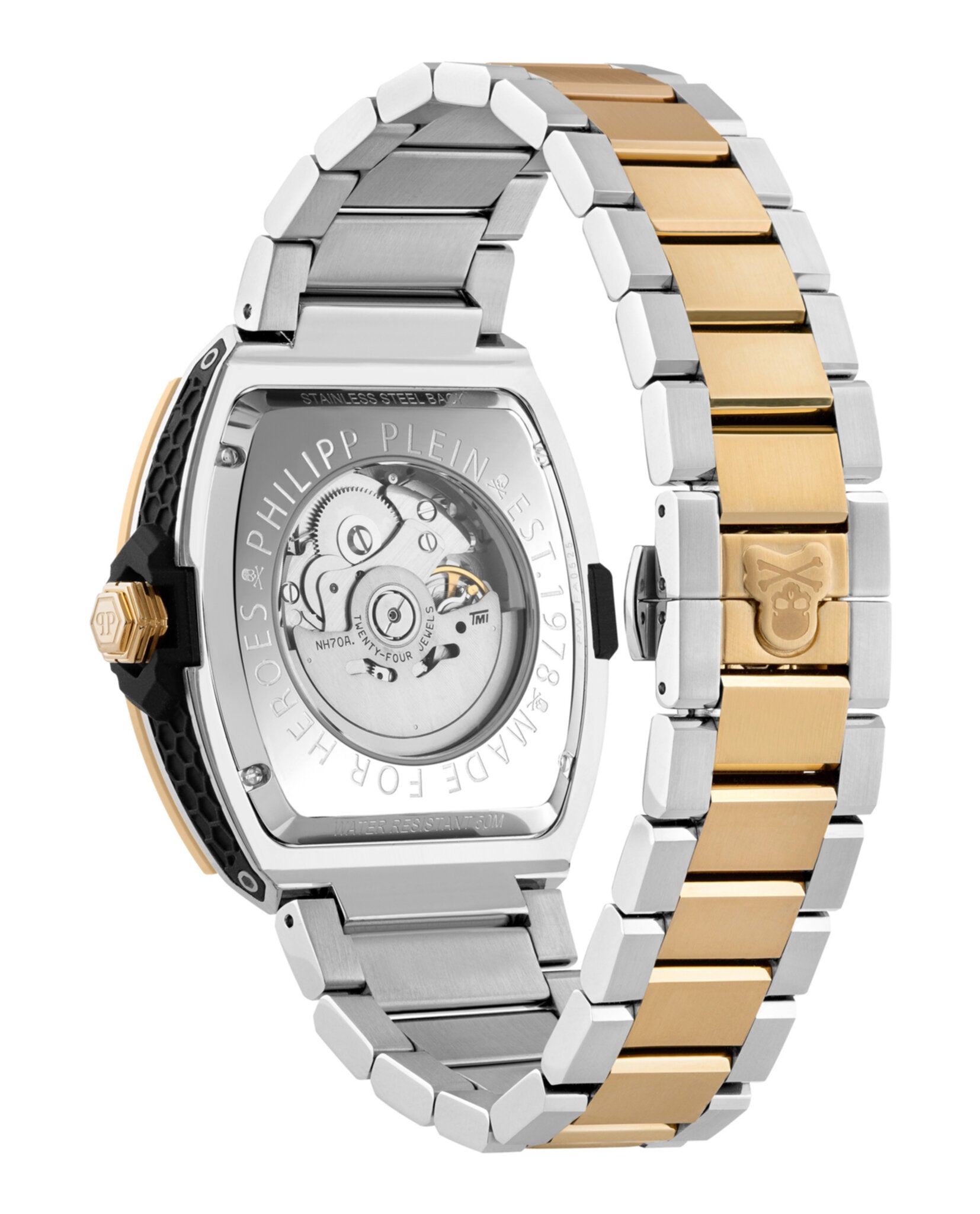 Philipp Plein Mens The $keleton 44mm Strap Fashion Watch