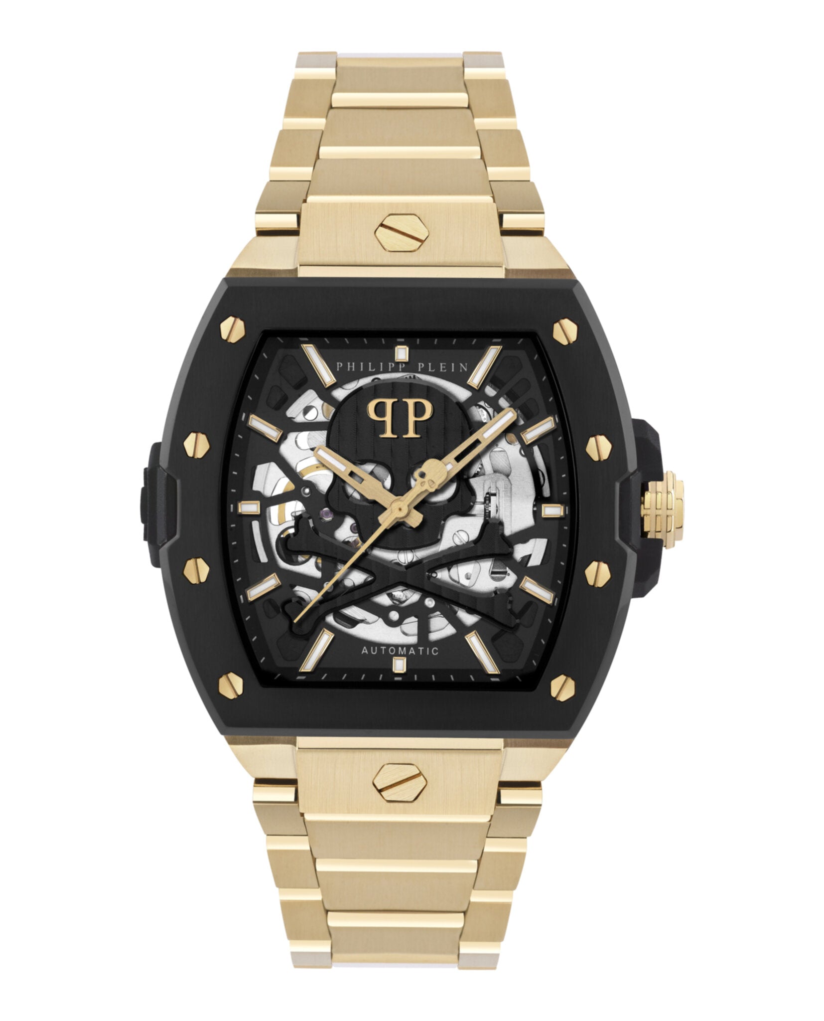 Philipp Plein Mens The $keleton 44mm Strap Fashion Watch