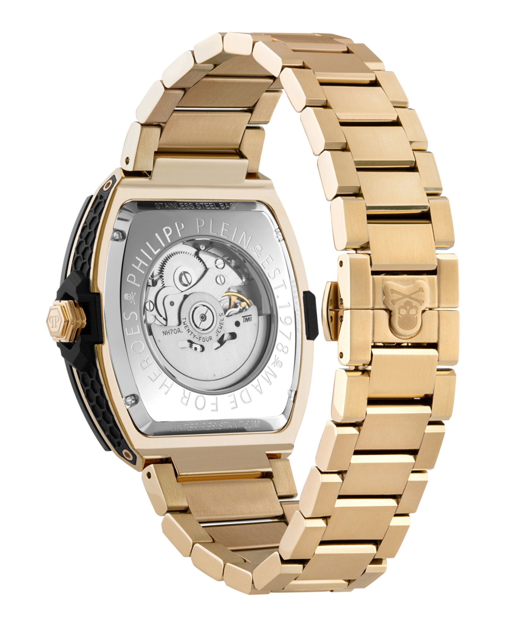 Philipp Plein Mens The $keleton 44mm Strap Fashion Watch