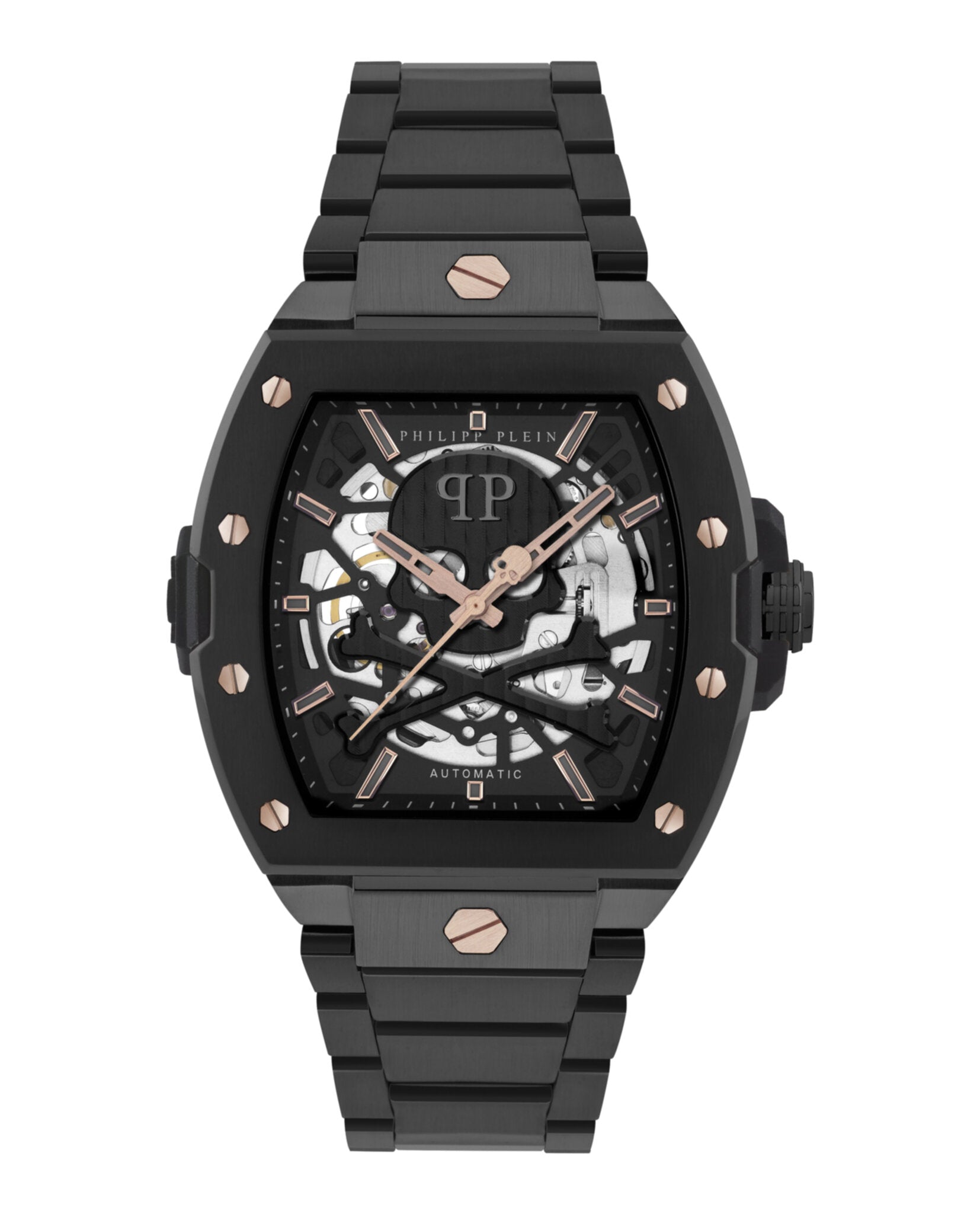 Philipp Plein Mens The $keleton 44mm Strap Fashion Watch
