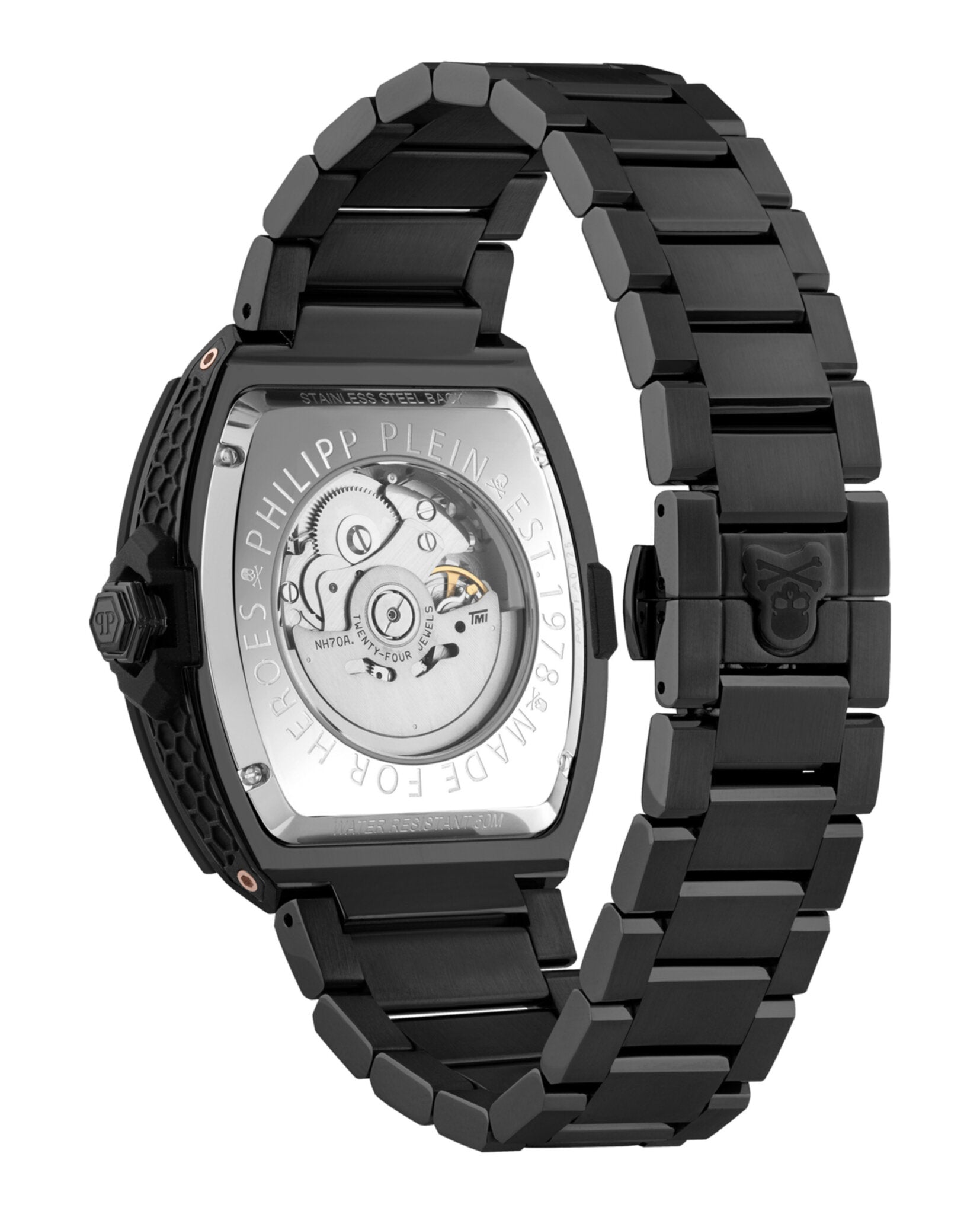 Philipp Plein Mens The $keleton 44mm Strap Fashion Watch