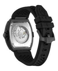 Philipp Plein Mens Black 44mm Strap Fashion Watch
