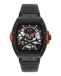 Philipp Plein Mens Black 44mm Strap Fashion Watch