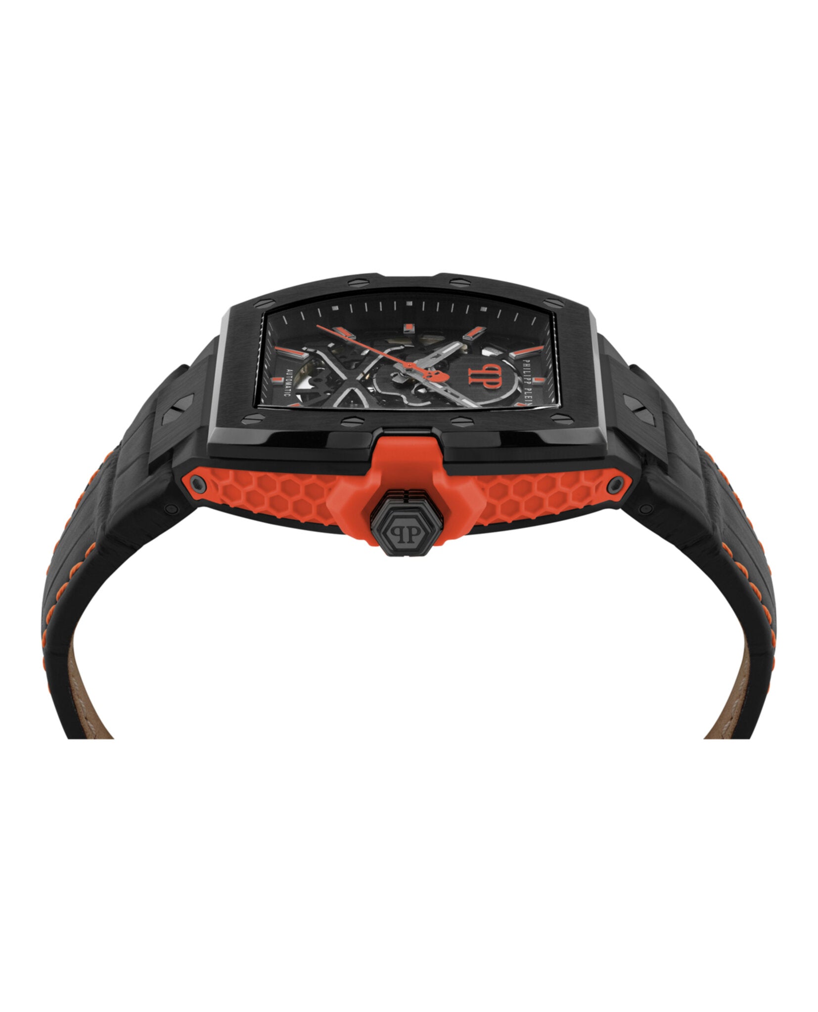 Philipp Plein Mens Black 44mm Strap Fashion Watch