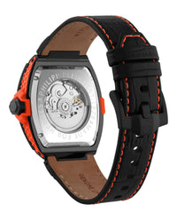 Philipp Plein Mens Black 44mm Strap Fashion Watch