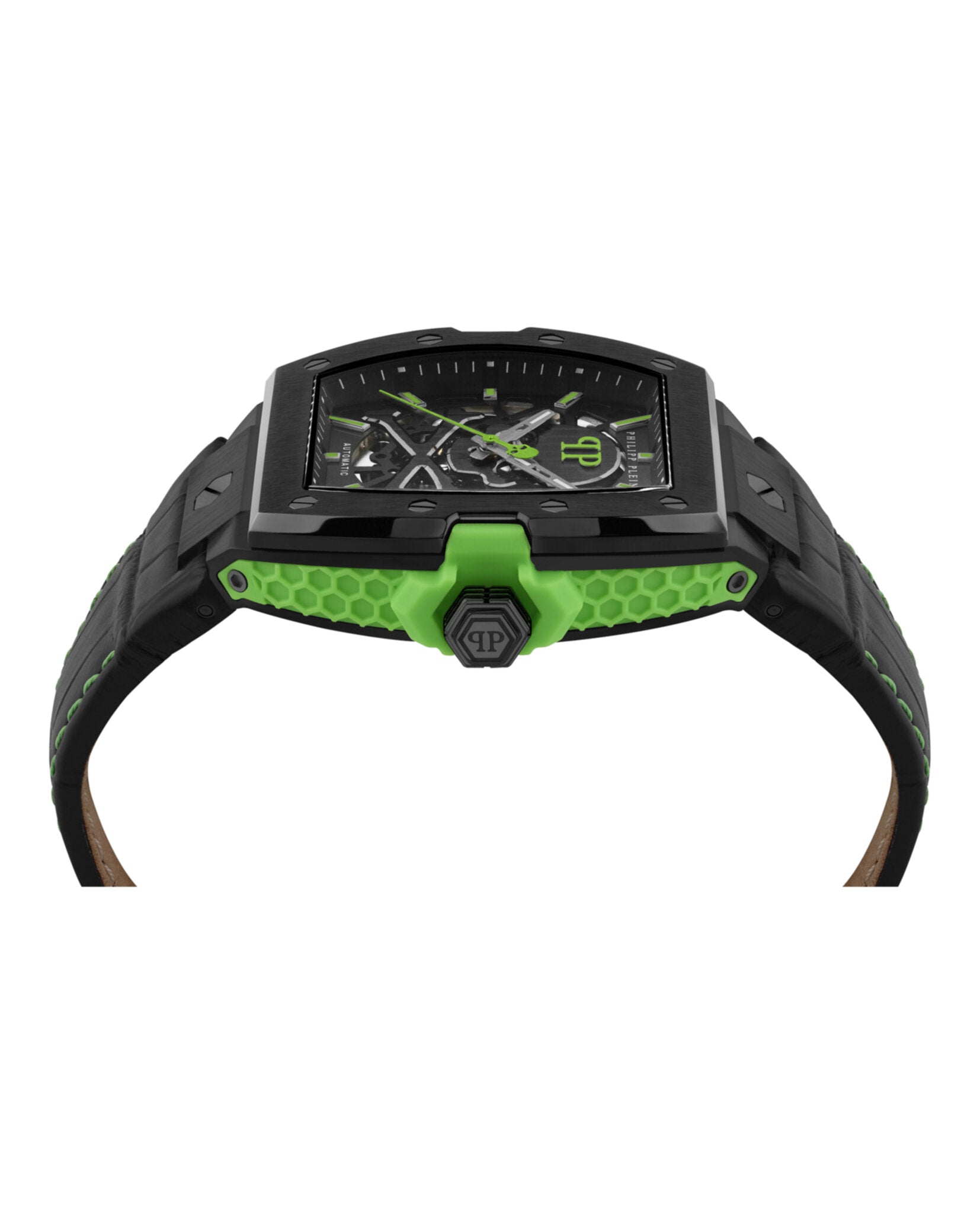 Philipp Plein Philipp Plein Mens  Black 44mm Strap Fashion Watch